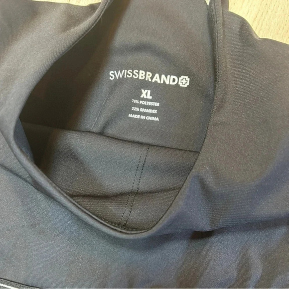 Swiss Brand Thick Banded Racerback Performance Sports Bra Top / Women’s Size XL - Picture 2 of 3